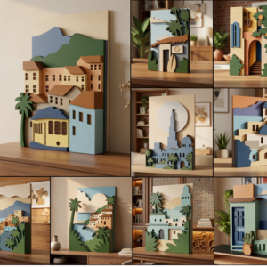10 Layered Wooden Wall Art Bundle